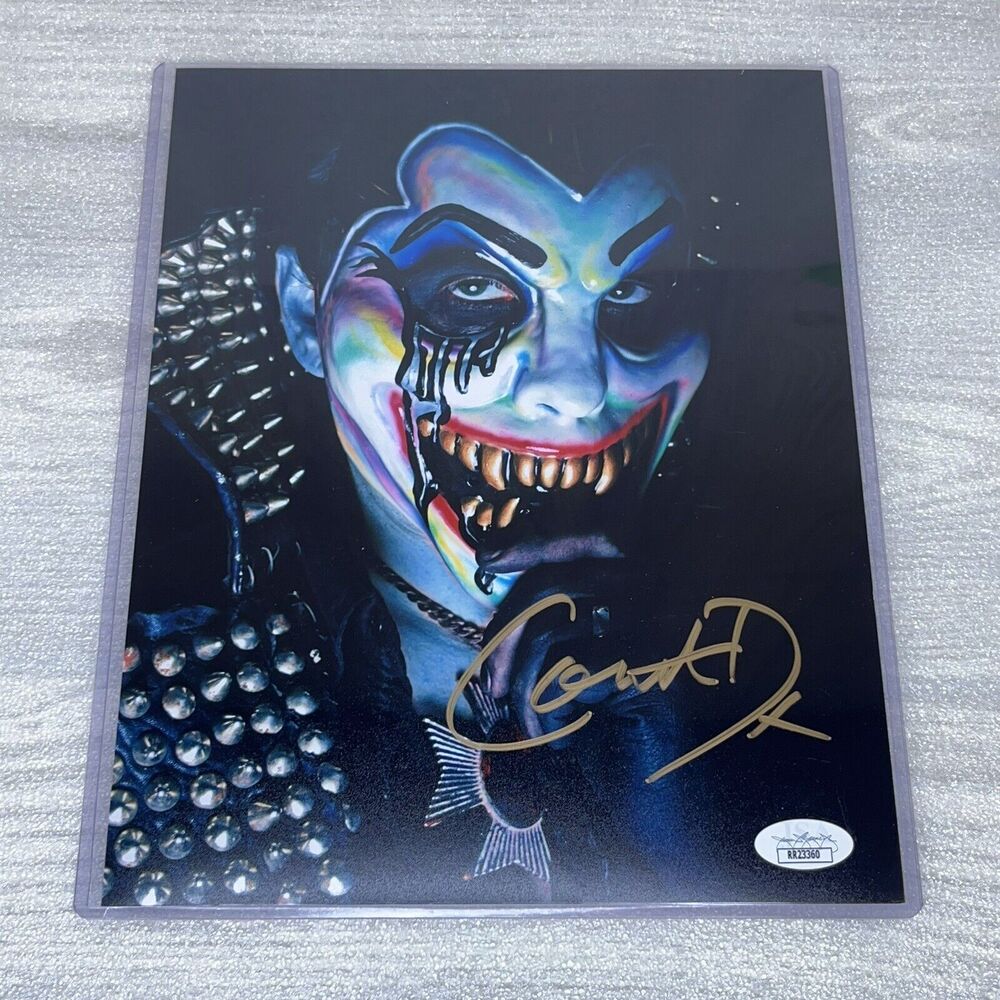 Count D (Piggy D) Hand Signed 8x10 Photo Rob Zombie Bassist Autograph JSA COA